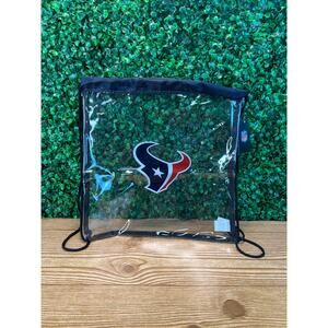 Houston Texans Backpack Cinch Bag Clear Drawstring 11"x12" NFL
